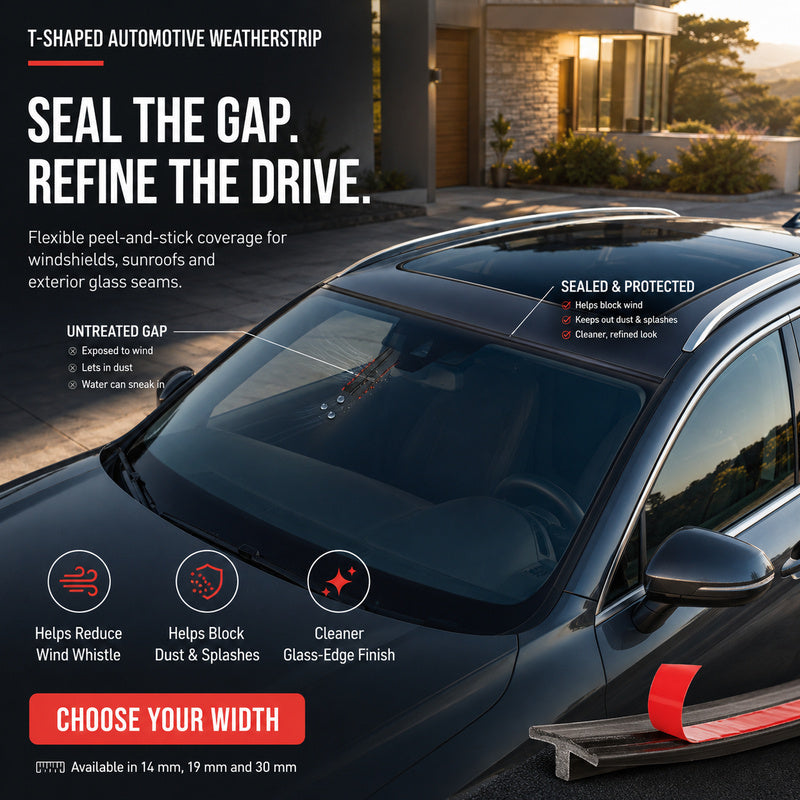 Car windshield sealing strip