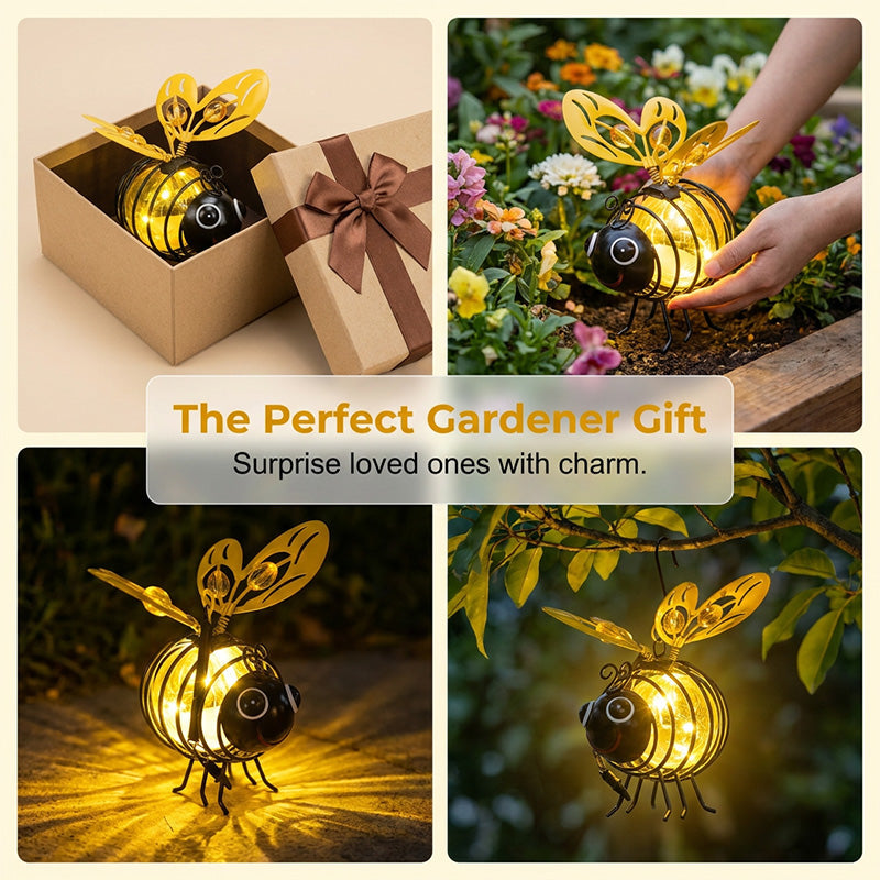 🌙🍃🪴 LIMITED-TIME 50% OFF! Hanging Solar Bee Light – Spread Joy Day and Night 🌞🌜