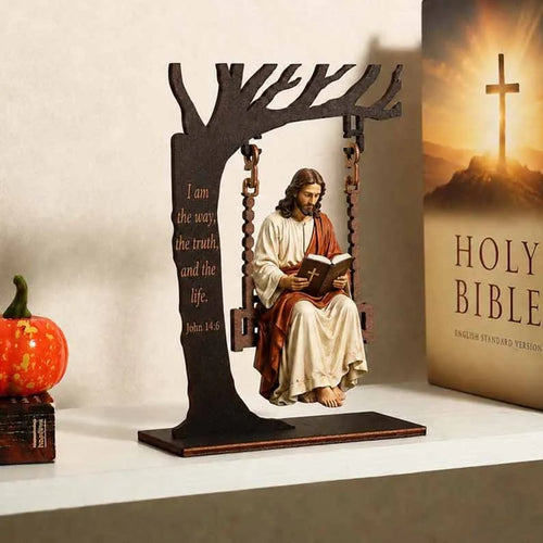 🔥Last Day 50% OFF - ✝️📚Christian Jesus Swing Ornament