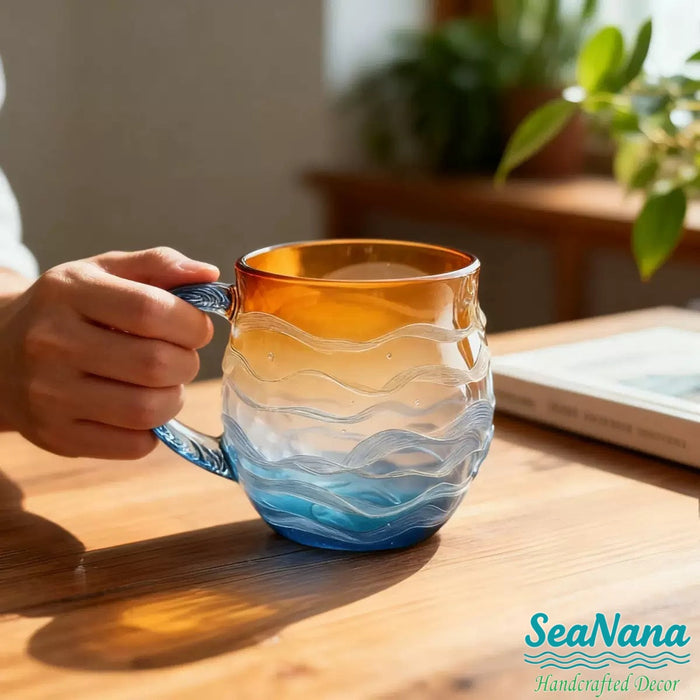 Best Gifts🎁 from Sea Sunset🌅 Wave Artisan Mug🌊
