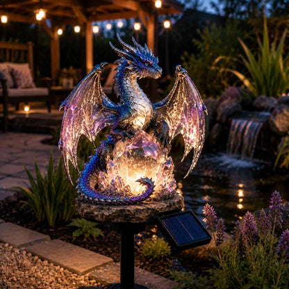 🐉 LAST DAY 49% OFF -✨️Solar Dragon Crystal Garden Light