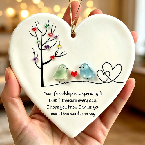 ❤️ Friendship Sea Glass Keepsake Gift for Best Friend