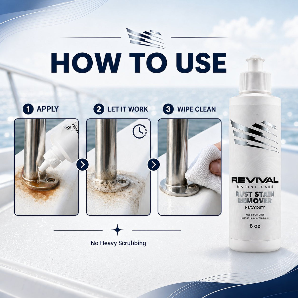 🫧Heavy-duty Marine Rust Stain Remover