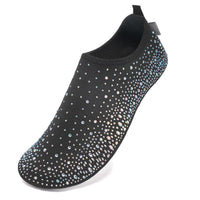 Black / Multi-Color Crystal