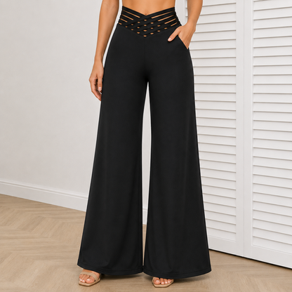 Plus Size Wide Leg Trousers for Women 💙