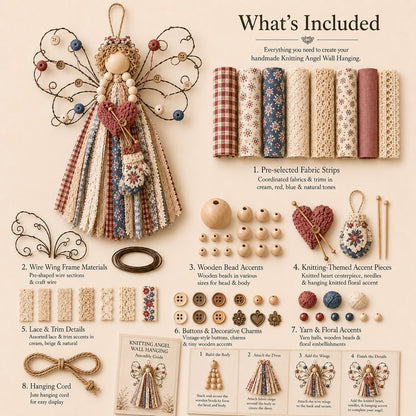 🔥Last Day 50% OFF - 🪽 Angel Fabric Hanging DIY Kit (📦Buy 2 Free Shipping)