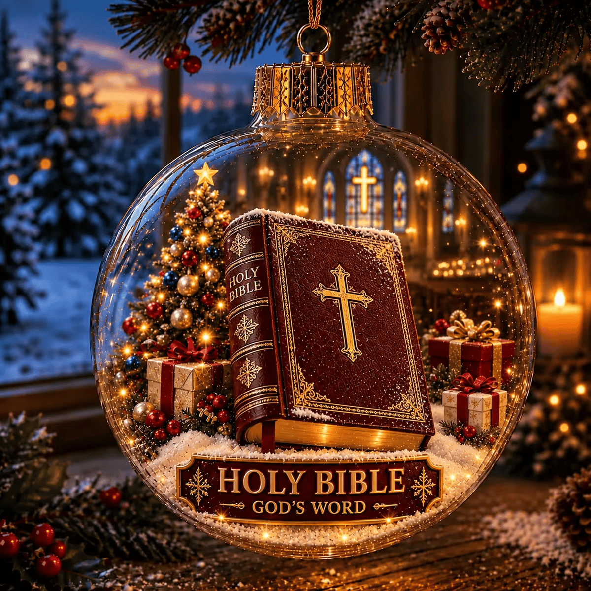✝️ Light-Up Christian Faith Christmas Ornament | 12 Glowing Faith-Inspired Designs for Trees, Mantels & Meaningful Gifts 🎄