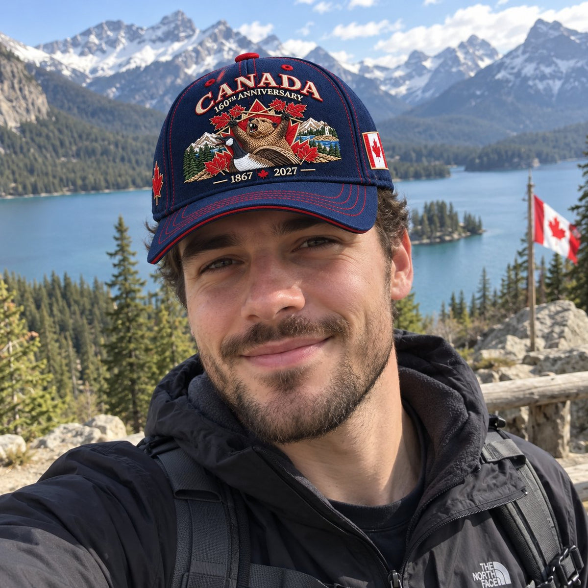 (🎁Last Day 49% OFF)🧢Canada 160th Anniversary 1867–2027 – Premium Embroidered Heritage Cap 100% Cotton