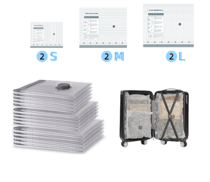 📢Last Day 49% OFF🔥[2026 Upgraded]  X7 Cordless Travel Vacuum Bag Set
