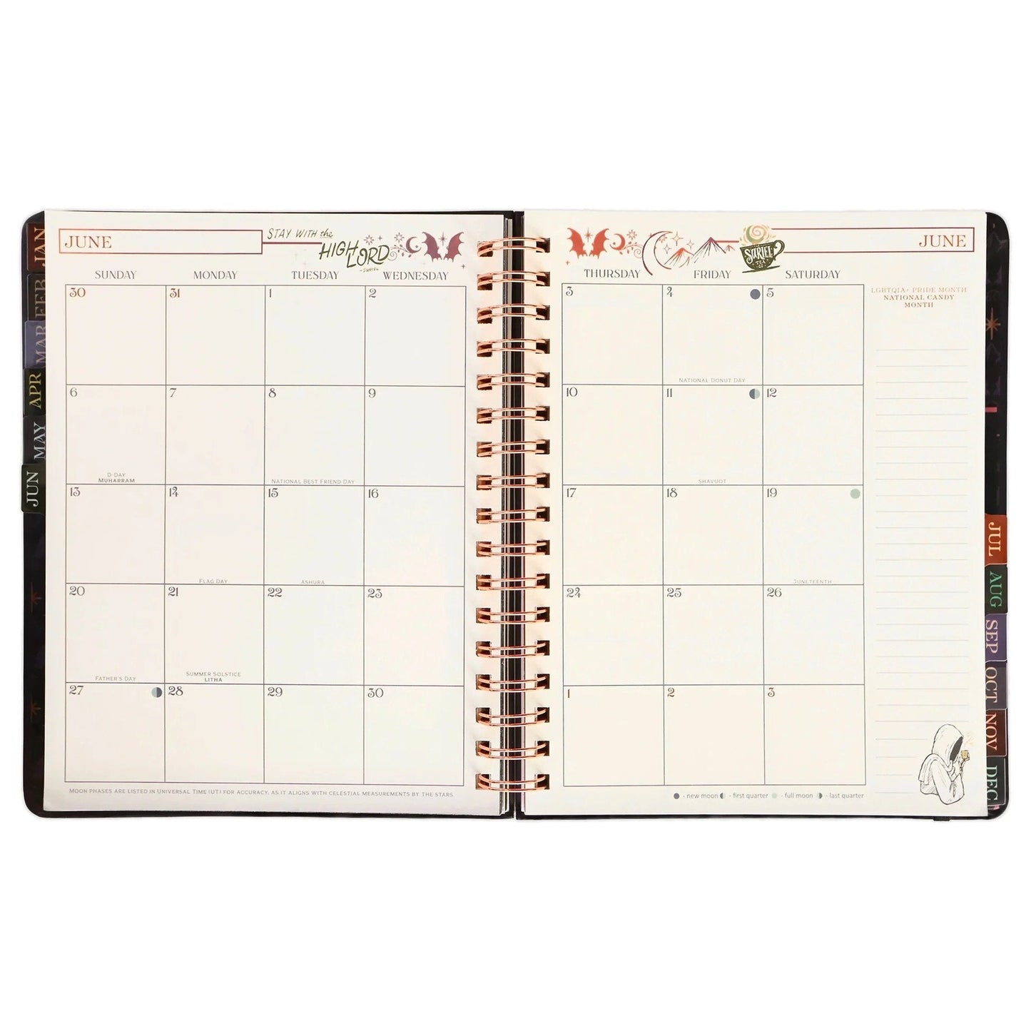 🔥HOT SALE 48% OFF🌙 A Court of Thorns and Roses: Velaris 2027 Weekly Planner ✨ Officially Licensed Fantasy Organizer