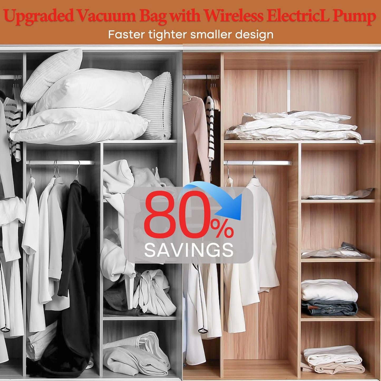 📢Last Day 49% OFF🔥[2026 Upgraded]  X7 Cordless Travel Vacuum Bag Set