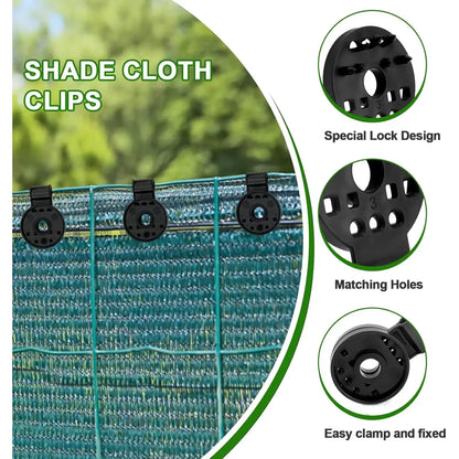 Heavy Duty Shade Cloth Clips – 50PCS Shade Net Fasteners