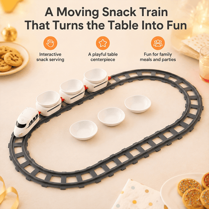 🚂 Food Train Conveyor Set for Kids & Family Parties