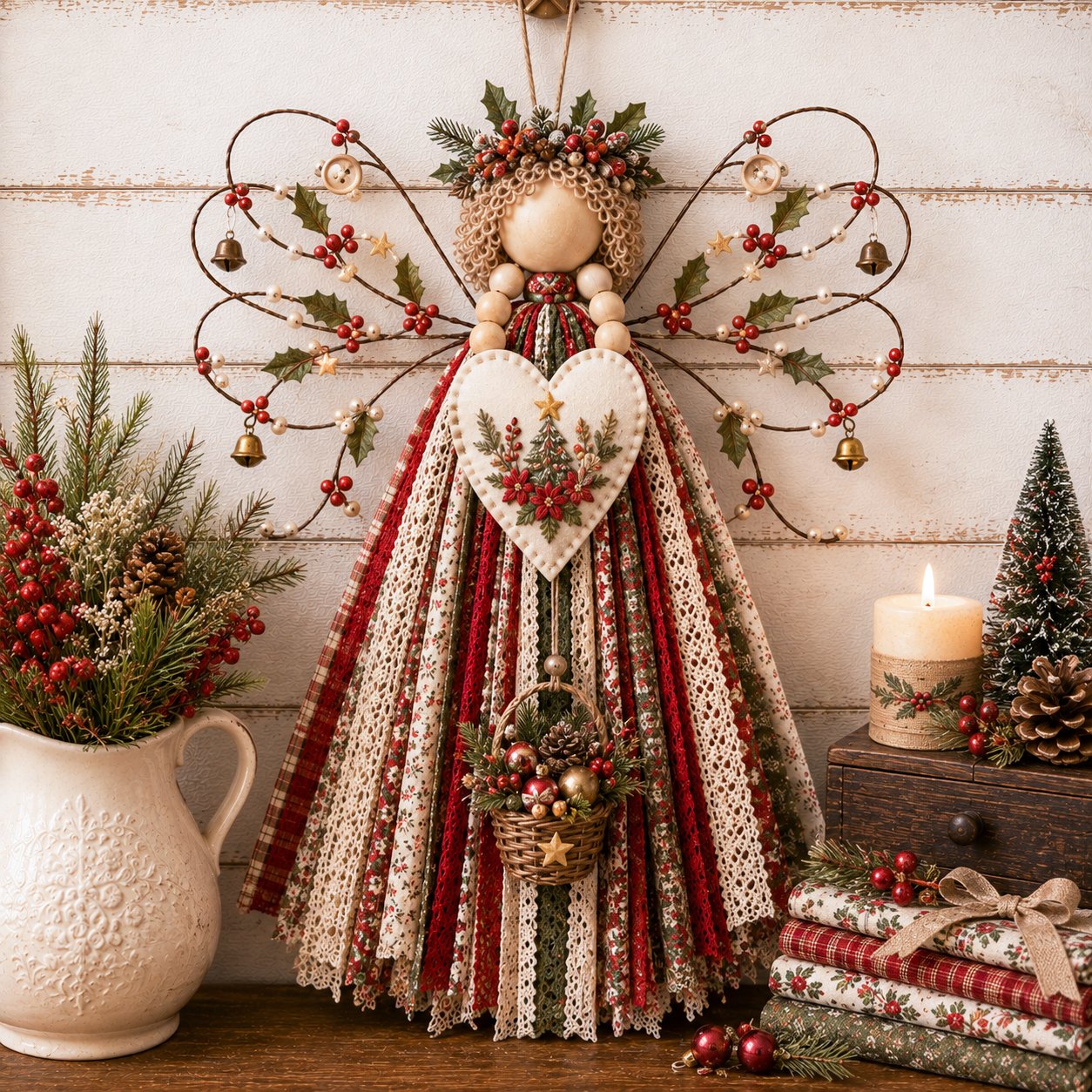 🔥Last Day 50% OFF - 🪽 Angel Fabric Hanging DIY Kit (📦Buy 2 Free Shipping)