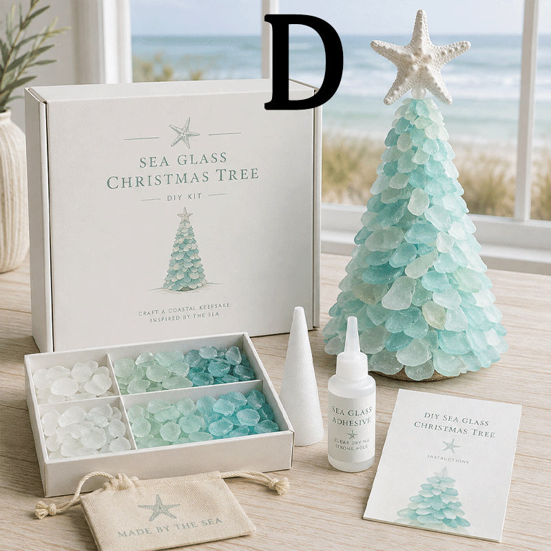 🔥49% Off Last Day - BUY 3 GET 1 FREE🎄DIY Sea Glass Christmas Tree Kit