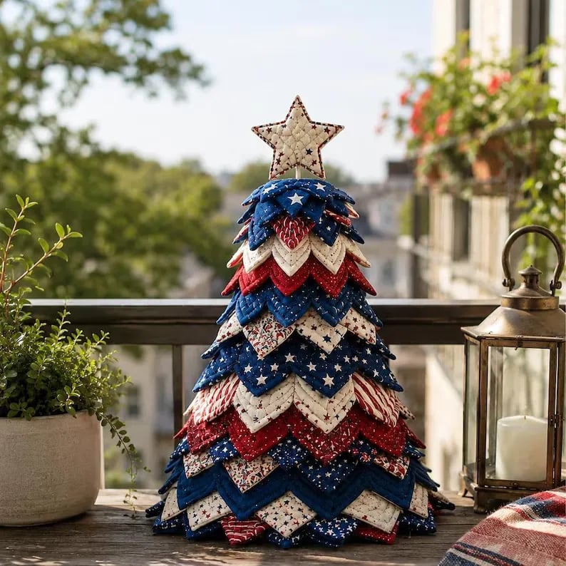 🔥LAST DAY 50% OFF - 🎄Handmade Layered Fabric Tree Quilt Kit – Stitch a Beautiful Tree for Every Season🧵