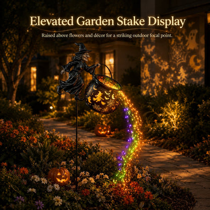 🧙‍♀️Halloween Witch Cauldron Garden Light