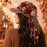 🌹🎃 Vintage Rose & Pumpkin Bloom