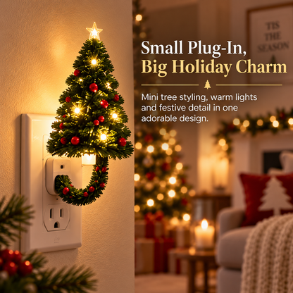 🎄💡Christmas Tree Projector Night Light — Plug-In Ceiling Décor