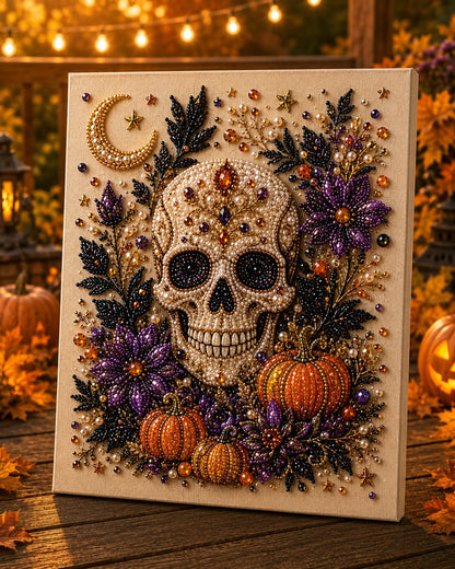 🔥 Last Day 49% OFF – 👻✨ Halloween Pearl Art DIY Kit – Turn Tiny Pearls into Spooky-Cute Magic (📦Buy 2 Free Shipping)