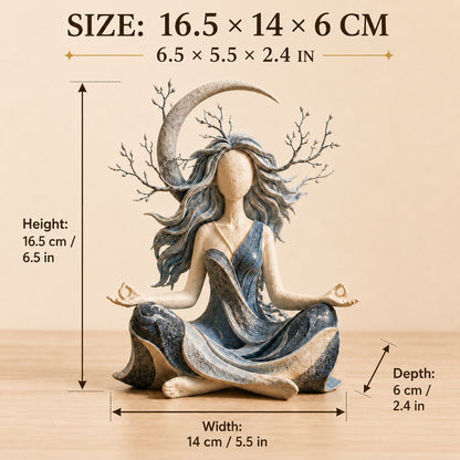 🔥LAST DAY 49% OFF- 🧘Serenity Growth | Inner Harmony Sculptural Figurine 🌙