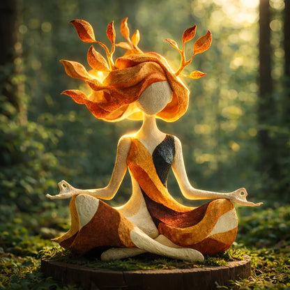🔥LAST DAY 49% OFF- 🧘Serenity Growth | Inner Harmony Sculptural Figurine 🌙