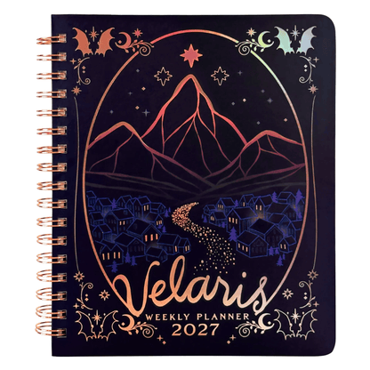 🔥HOT SALE 48% OFF🌙 A Court of Thorns and Roses: Velaris 2027 Weekly Planner ✨ Officially Licensed Fantasy Organizer