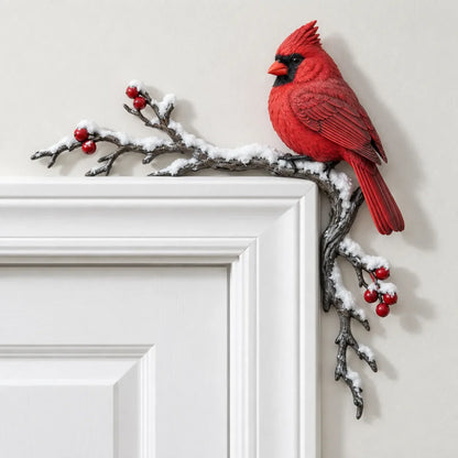 🔥 Last Day 50% OFF-✨Cardinal Winter Door Topper