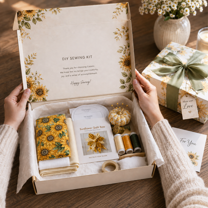 🔥Last Day 50% OFF- Large Patchwork Bow Sewing Kit | Complete Kit with All Tools & Step-by-Step Guide Included 💕