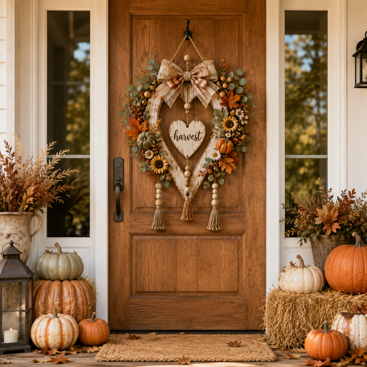 🔥LAST DAY 50% OFF -🍂🤎Harvest Heart Farmhouse Wall Decor