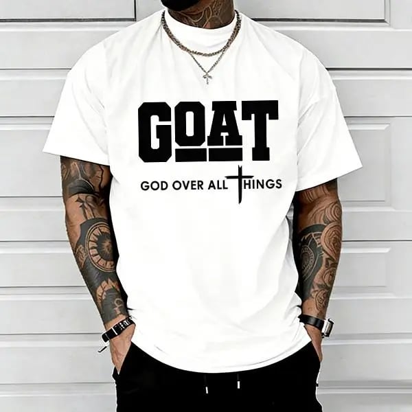 GOAT (“God Over All”) Graphic T-Shirt