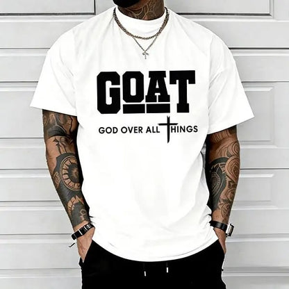 GOAT (“God Over All”) Graphic T-Shirt