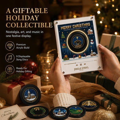 🎄 Interactive Christmas Music Fridge Magnet: Plays 9 Classic Songs for Festive Kitchen Decor! 🎵✨