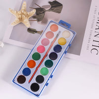 16 Colors Watercolor Paint Set