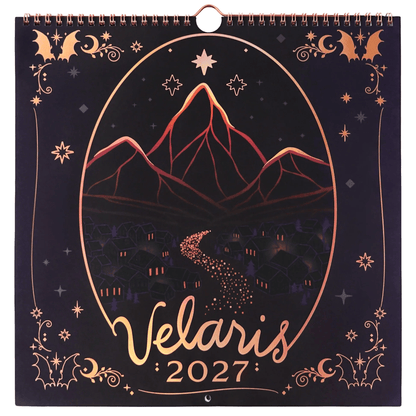 🔥HOT SALE 48% OFF🌙 A Court of Thorns and Roses: Velaris 2027 Weekly Planner ✨ Officially Licensed Fantasy Organizer