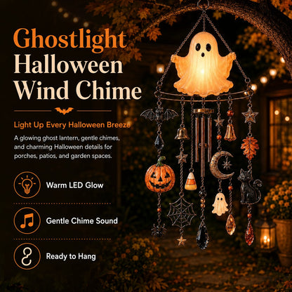 🔥 New Arrival Launch Sale - 50% OFF —👻 Haunted Glow Ghost Wind Chime