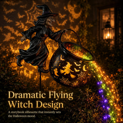 🧙‍♀️Halloween Witch Cauldron Garden Light