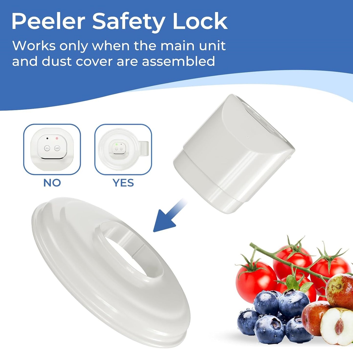 🔥LAST DAY 50% OFF - Universal Automatic Peeler | The Smart Kitchen Gadget That Peels Fruits & More In Seconds