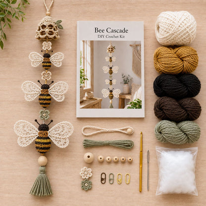 Hummingbird Garden Cascade DIY Crochet Kit
