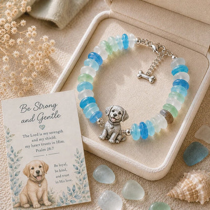 🔥Last Day 49% OFF - 🩵 Sea Glass Blessing Bracelet