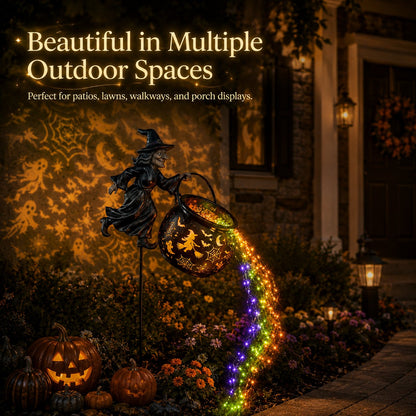 🧙‍♀️Halloween Witch Cauldron Garden Light
