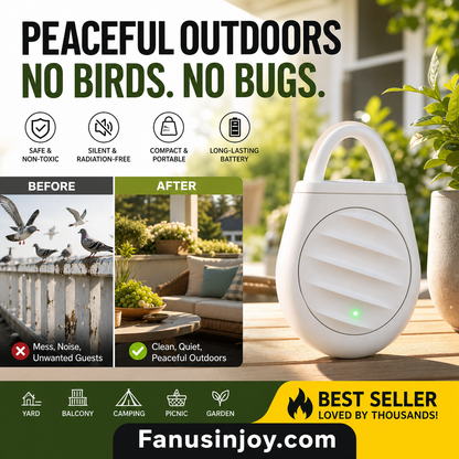 🔥🐦Portable Ultrasonic Bird Repellent Keychain