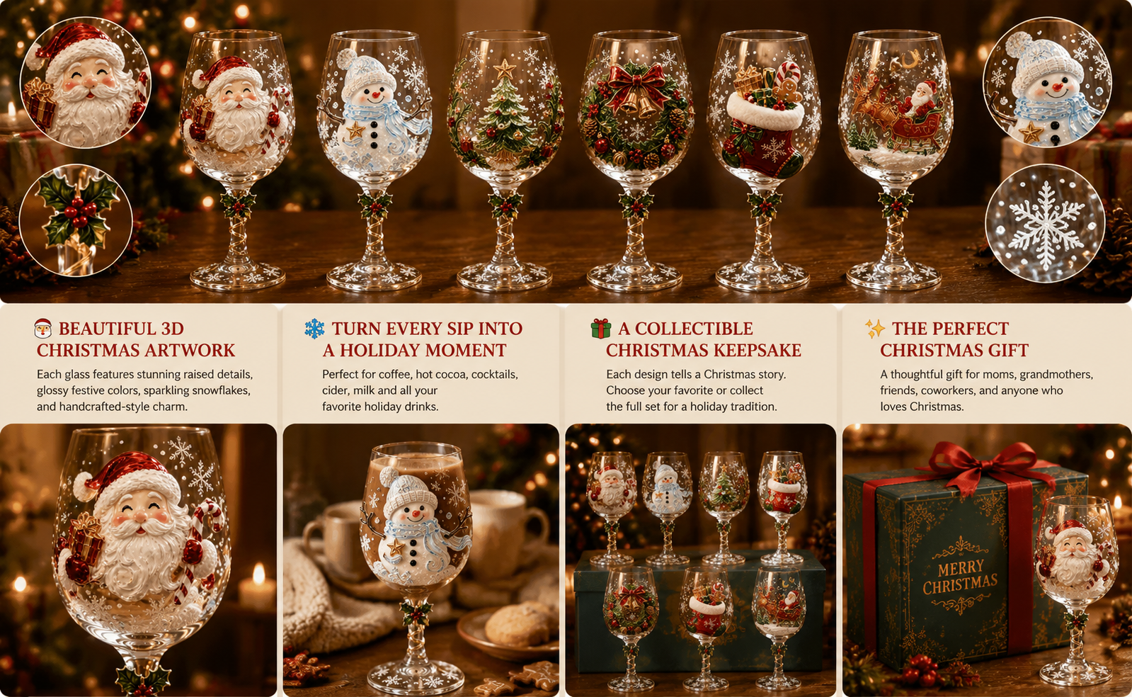Christmas glass family holiday tradition