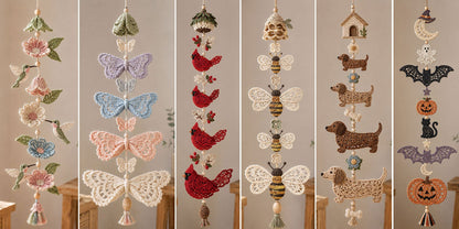 Hummingbird Garden Cascade DIY Crochet Kit