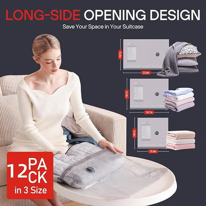 📢Last Day 49% OFF🔥[2026 Upgraded]  X7 Cordless Travel Vacuum Bag Set