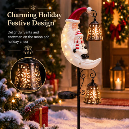 🔥LAST DAY 50% OFF - 🔔 Christmas Moon Solar Stake Light