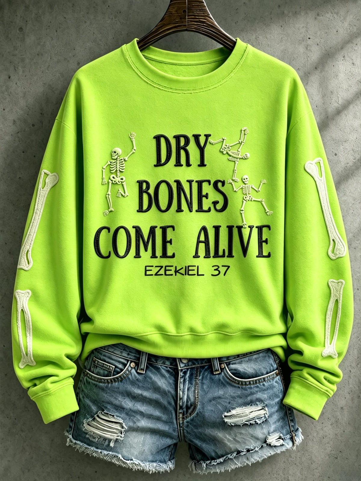 Women's Casual Printed Long-Sleeve Sweatshirt