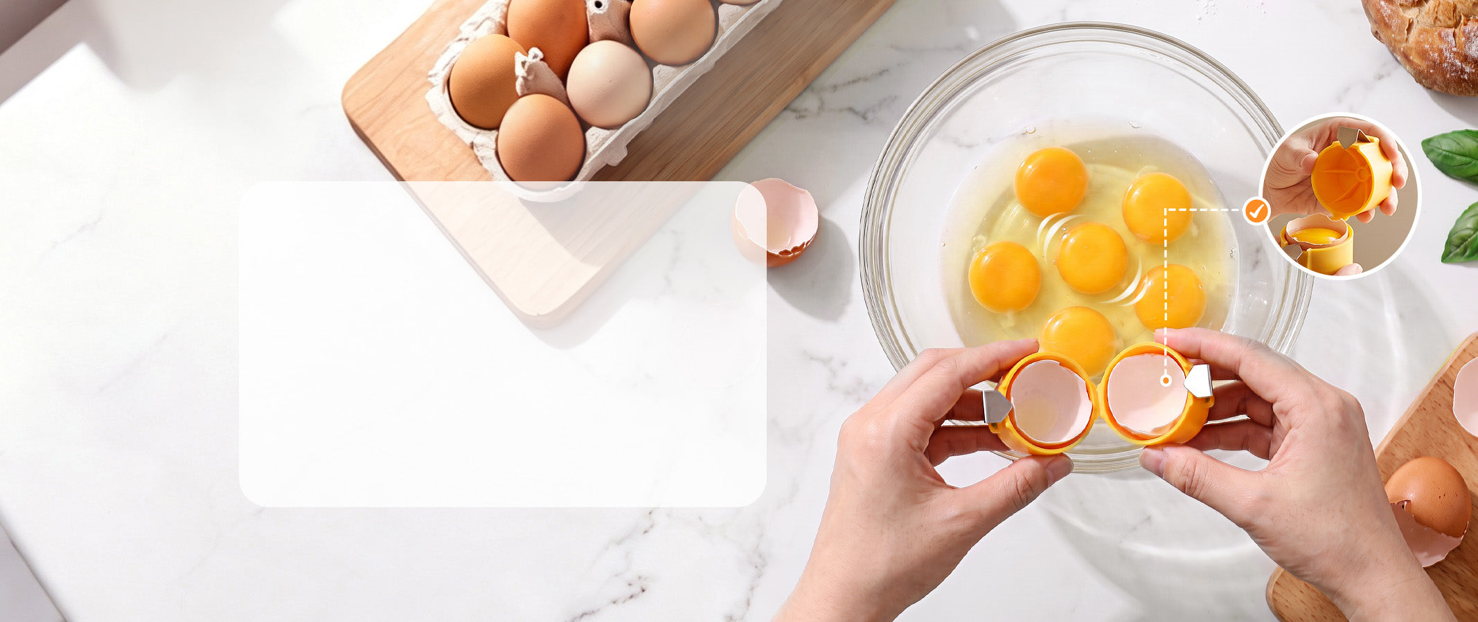 Secure egg hold