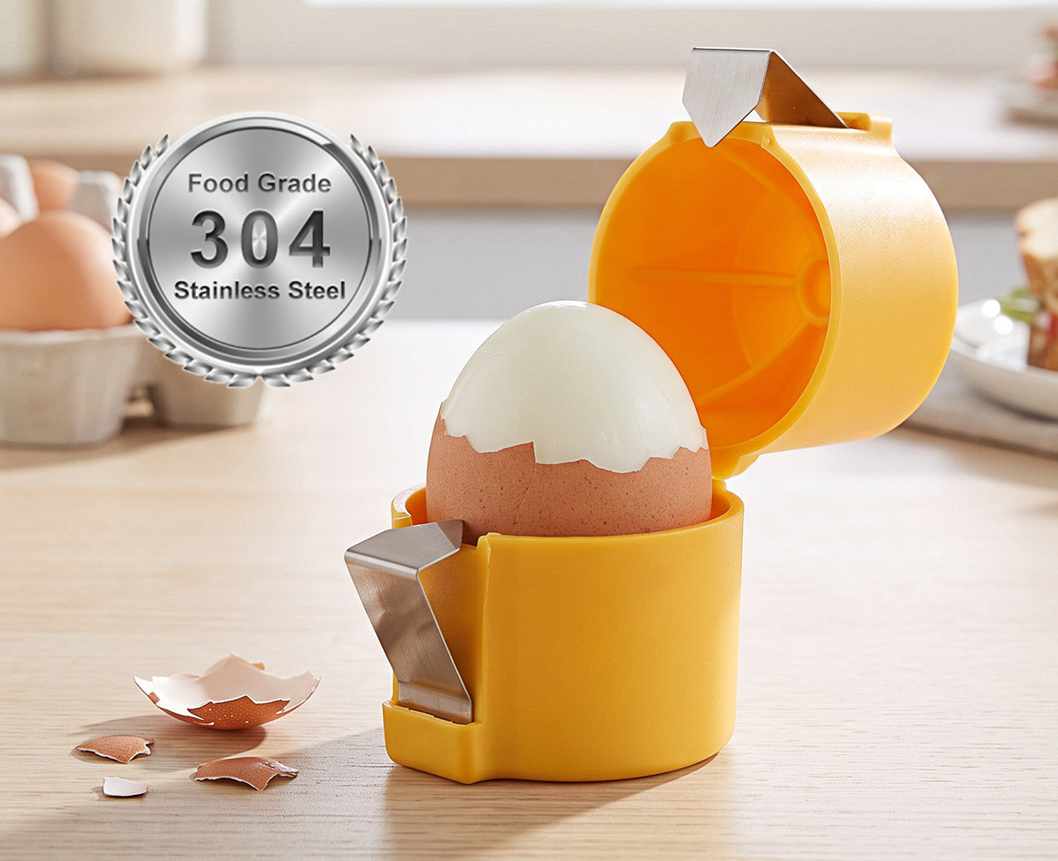 Food grade egg tool
