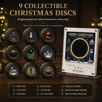 🎄 Interactive Christmas Music Fridge Magnet: Plays 9 Classic Songs for Festive Kitchen Decor! 🎵✨